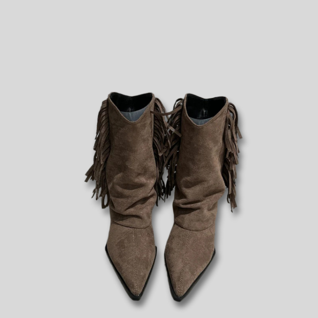 Solange - Wildleder Western-Stiefel