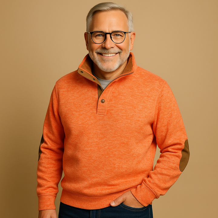 Alp & Aire | Klassischer Strickpullover mit Half-Zip