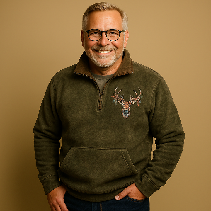 Alp & Aire | Klassischer Strickpullover mit Half-Zip