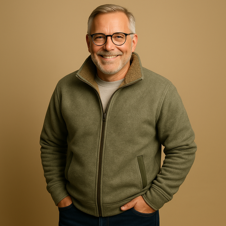 Alp & Aire | Klassischer Strickpullover mit Half-Zip