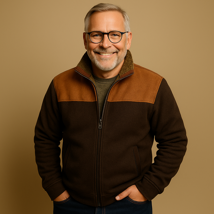 Alp & Aire | Klassischer Strickpullover mit Half-Zip