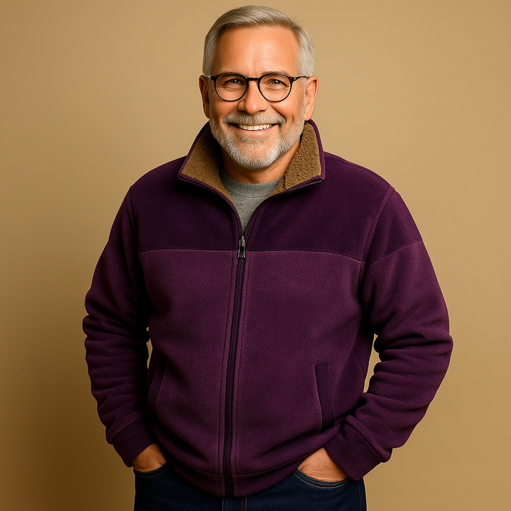 Alp & Aire | Klassischer Strickpullover mit Half-Zip