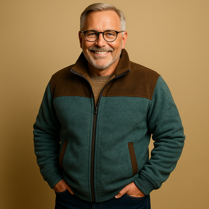 Alp & Aire | Klassischer Strickpullover mit Half-Zip