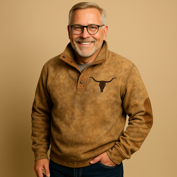 Alp & Aire | Klassischer Strickpullover mit Half-Zip