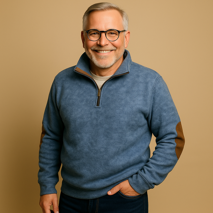 Alp & Aire | Klassischer Strickpullover mit Half-Zip