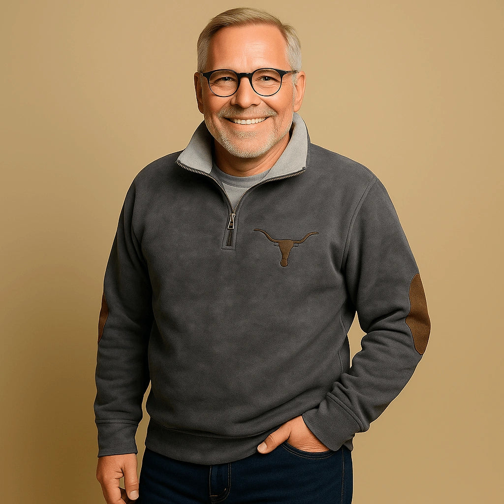 Alp & Aire | Klassischer Strickpullover mit Half-Zip