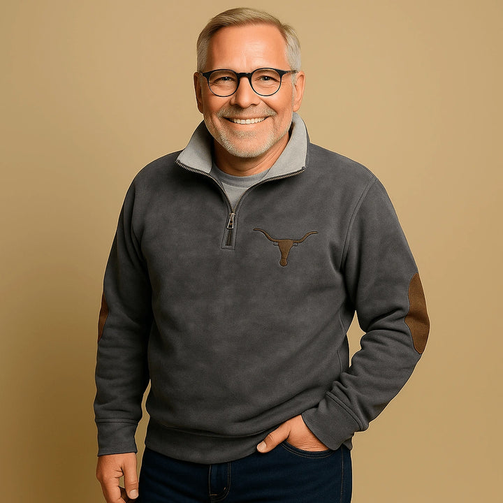 Alp & Aire | Klassischer Strickpullover mit Half-Zip