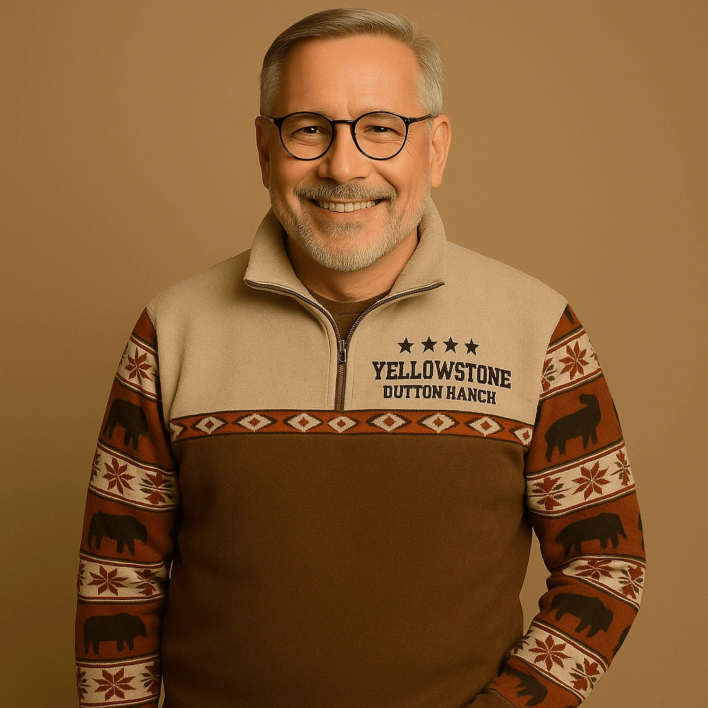 Alp & Aire | Klassischer Strickpullover mit Half-Zip