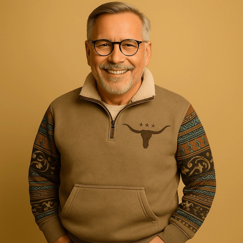 Alp & Aire | Klassischer Strickpullover mit Half-Zip