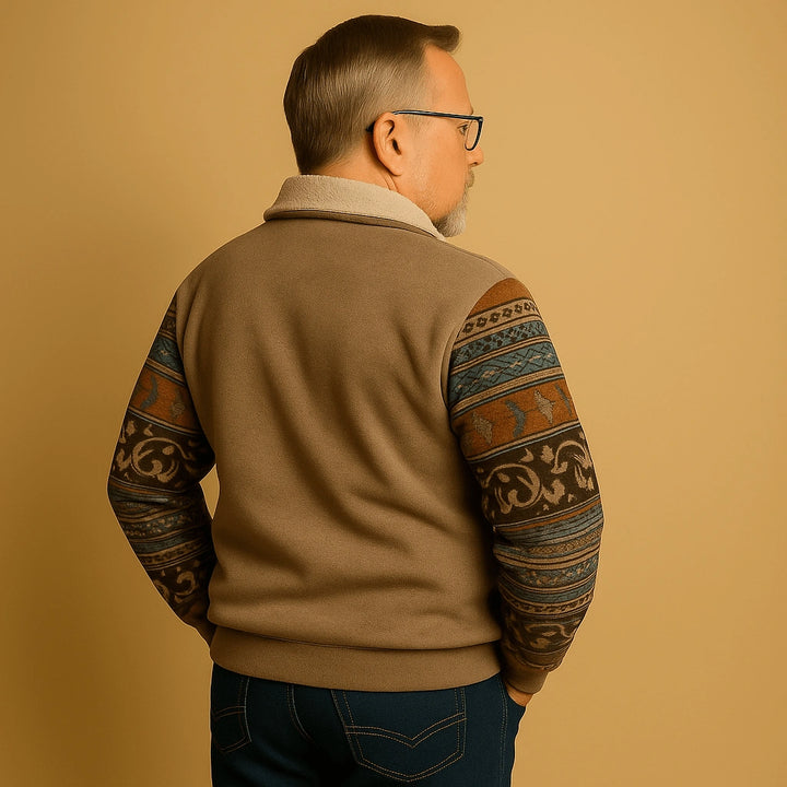 Alp & Aire | Klassischer Strickpullover mit Half-Zip