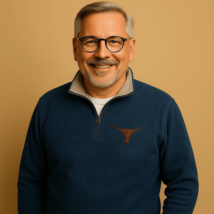 Alp & Aire | Klassischer Strickpullover mit Half-Zip