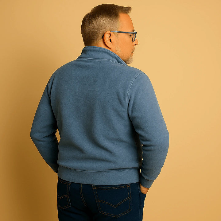 Alp & Aire | Klassischer Strickpullover mit Half-Zip