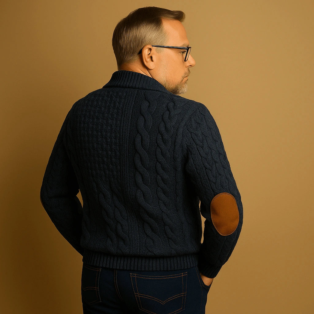 Alp & Aire | Klassischer Strickpullover mit Half-Zip
