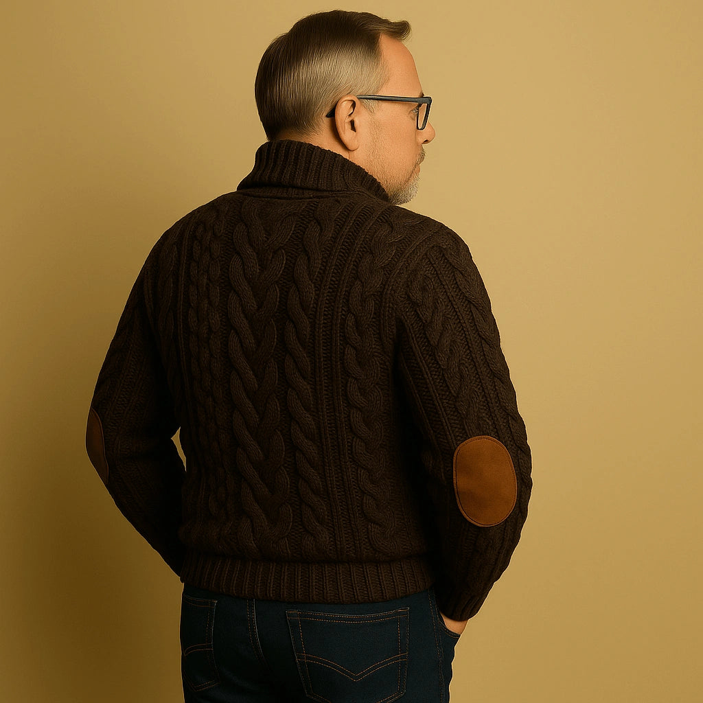 Alp & Aire | Klassischer Strickpullover mit Half-Zip