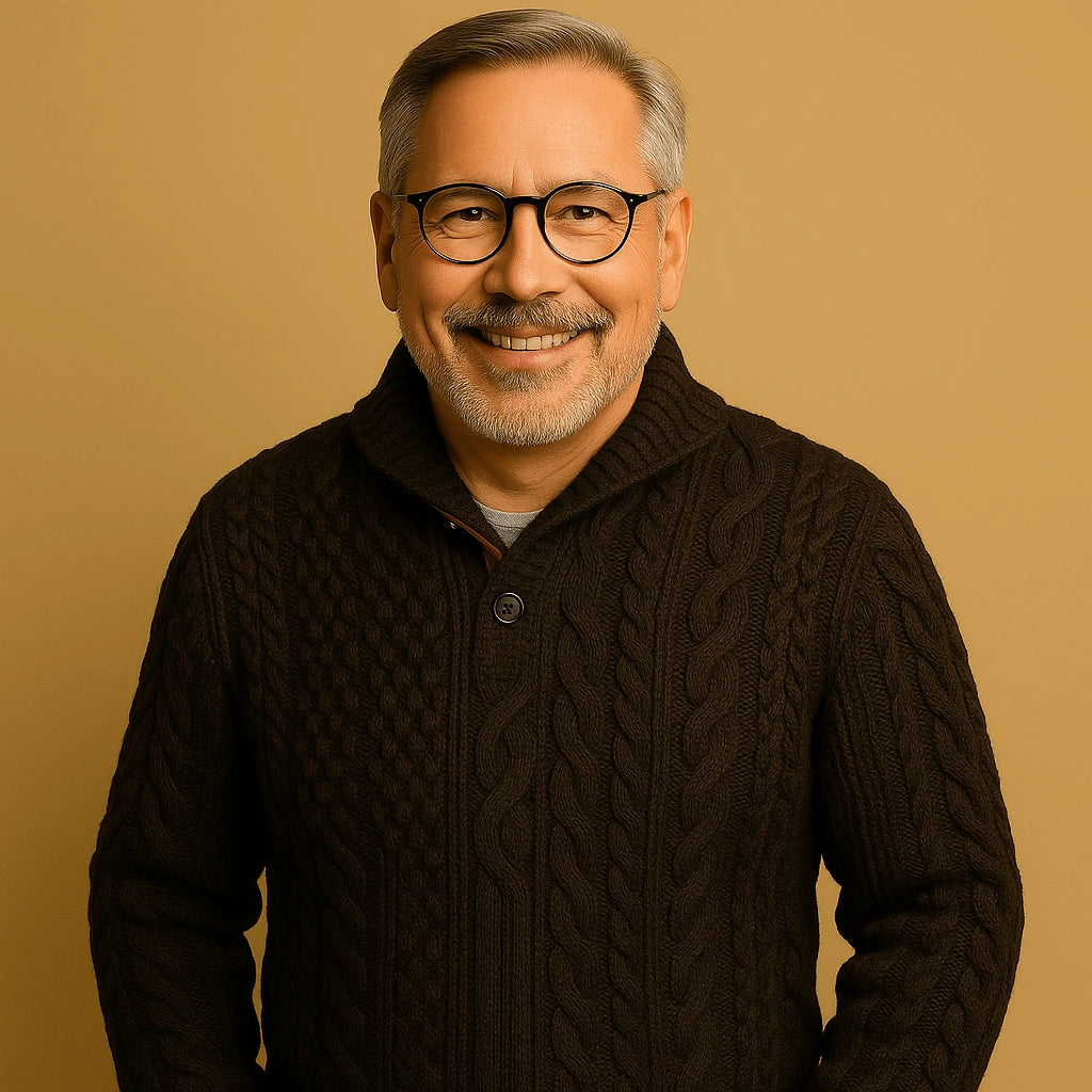 Alp & Aire | Klassischer Strickpullover mit Half-Zip