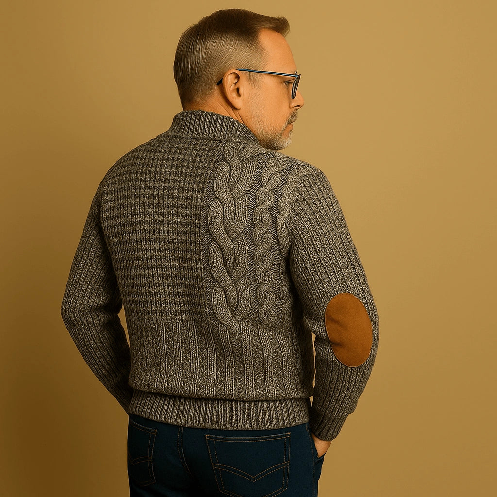 Alp & Aire | Klassischer Strickpullover mit Half-Zip
