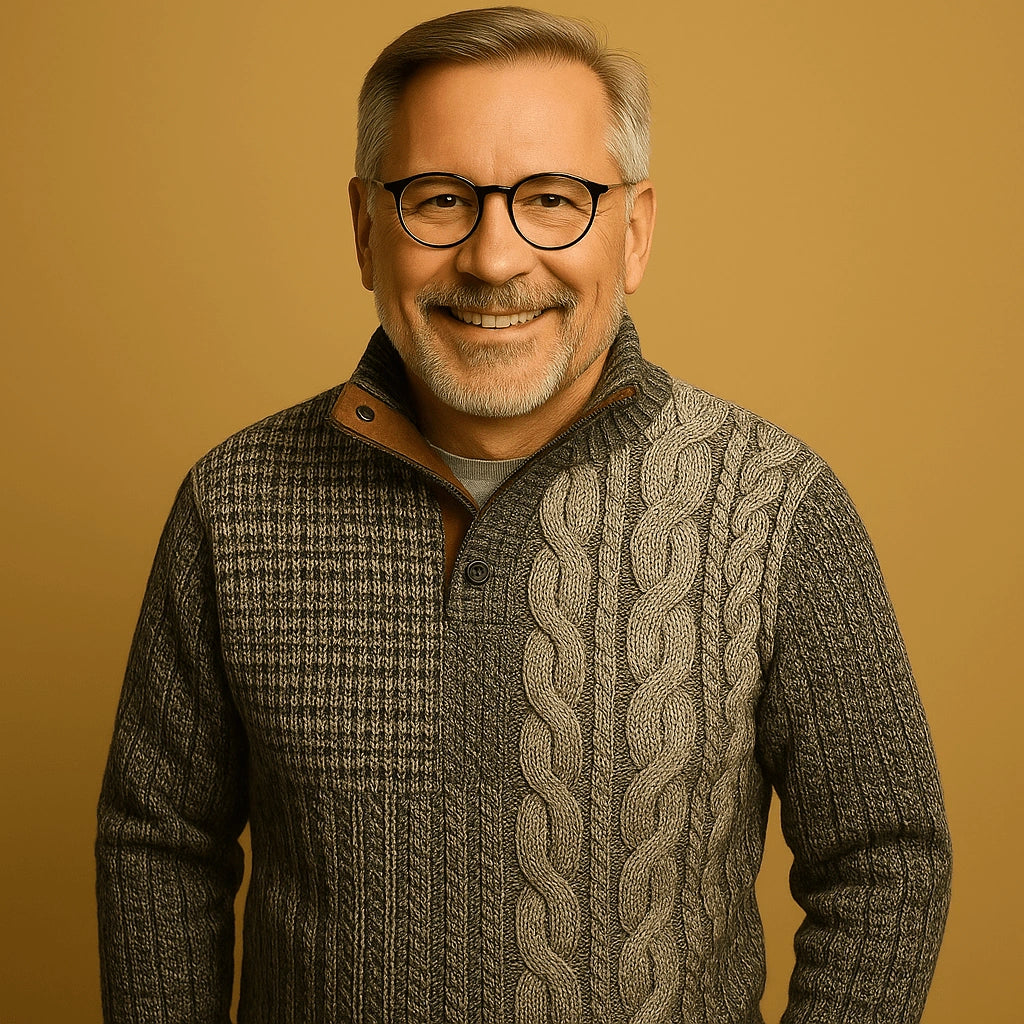 Alp & Aire | Klassischer Strickpullover mit Half-Zip