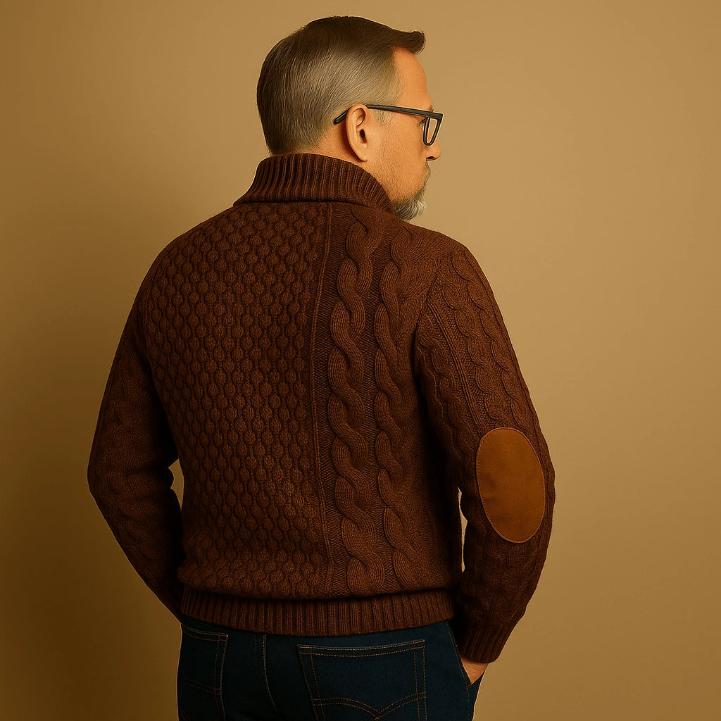 Alp & Aire | Klassischer Strickpullover mit Half-Zip