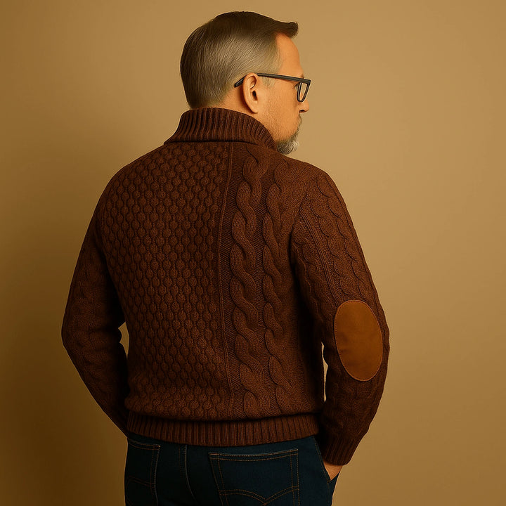 Alp & Aire | Klassischer Strickpullover mit Half-Zip