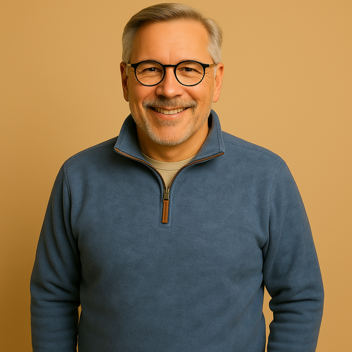 Alp & Aire | Klassischer Strickpullover mit Half-Zip