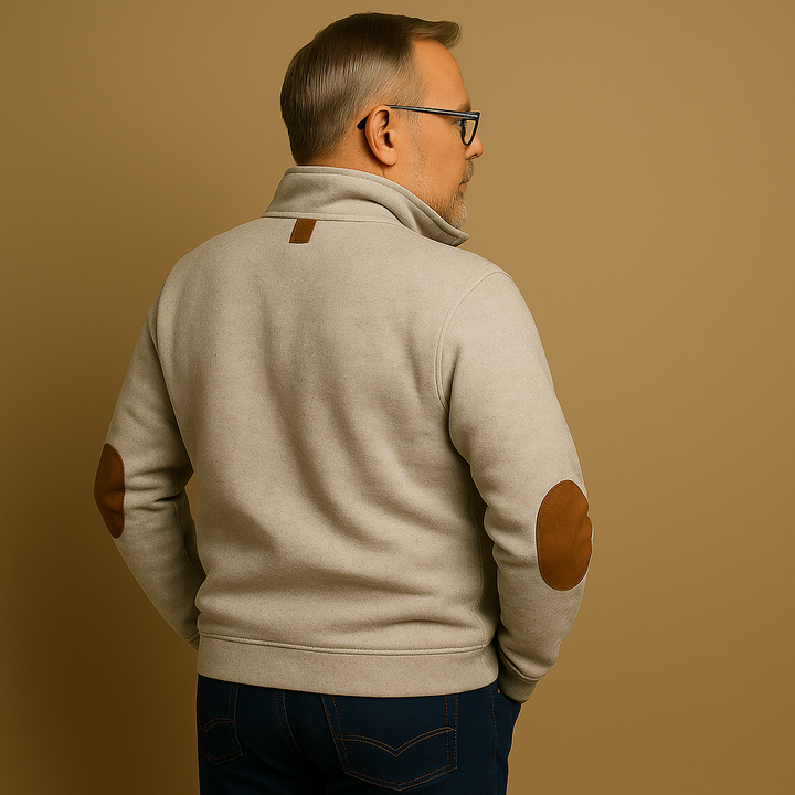 Alp & Aire | Klassischer Strickpullover mit Half-Zip