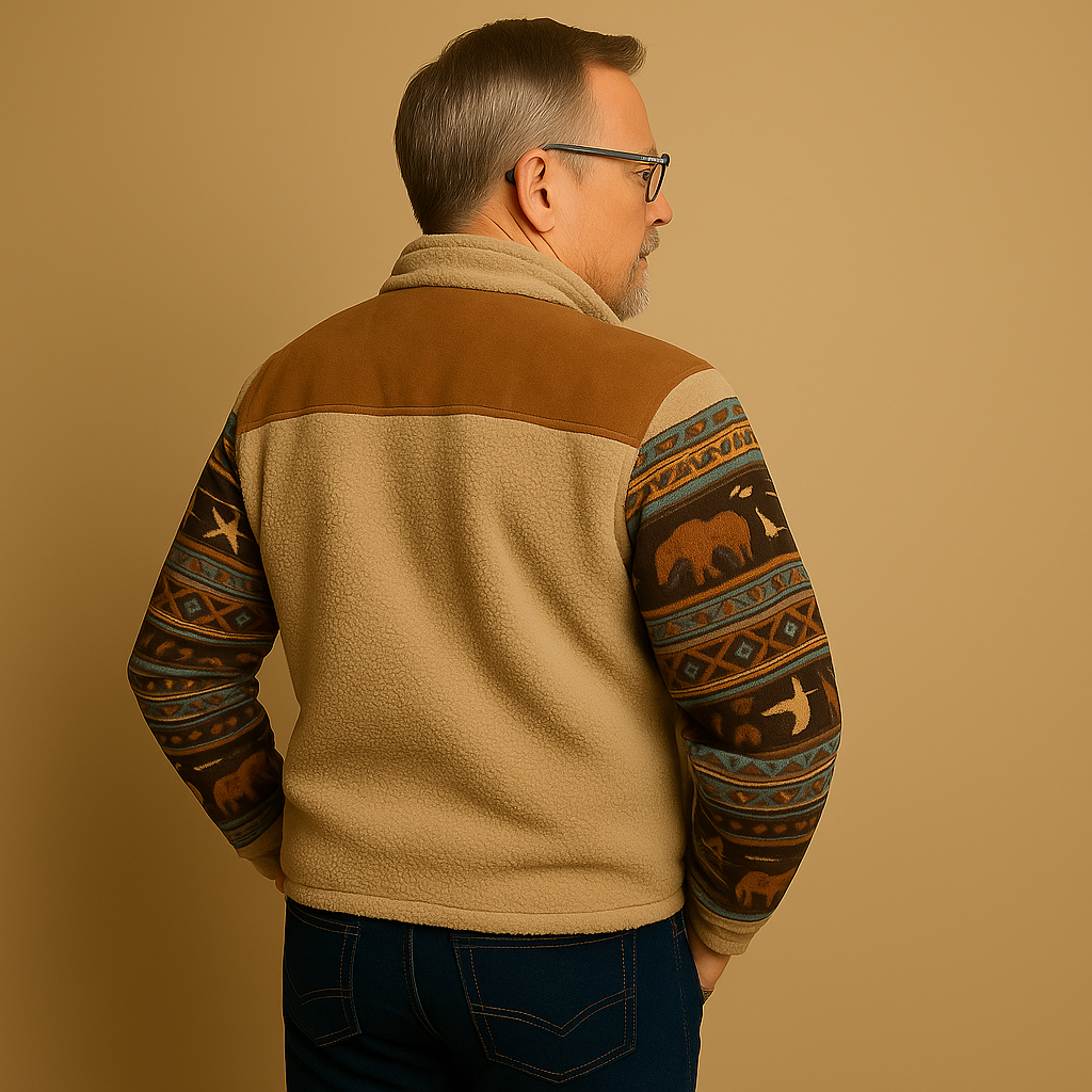 Alp & Aire | Klassischer Strickpullover mit Half-Zip