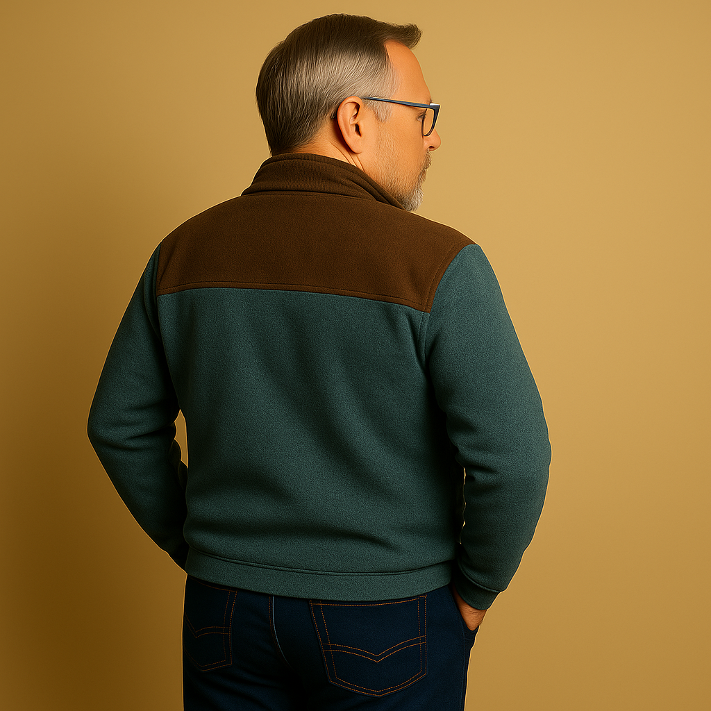 Alp & Aire | Klassischer Strickpullover mit Half-Zip