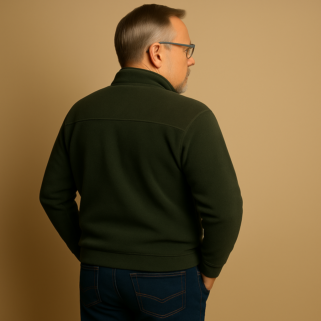 Alp & Aire | Klassischer Strickpullover mit Half-Zip