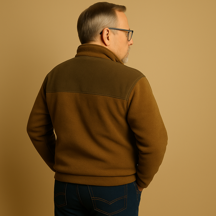 Alp & Aire | Klassischer Strickpullover mit Half-Zip