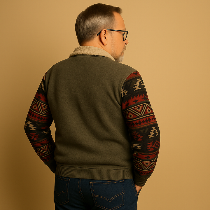 Alp & Aire | Klassischer Strickpullover mit Half-Zip