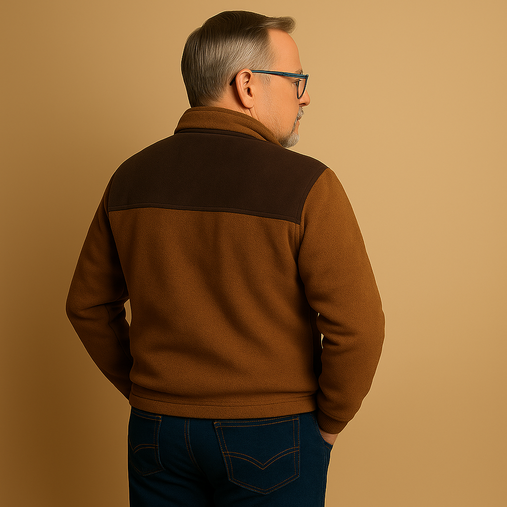 Alp & Aire | Klassischer Strickpullover mit Half-Zip