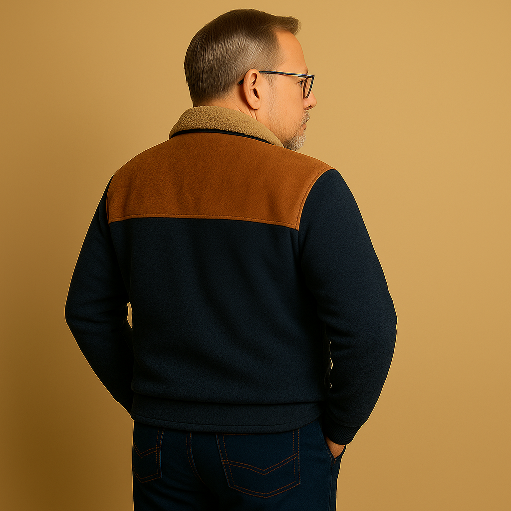 Alp & Aire | Klassischer Strickpullover mit Half-Zip