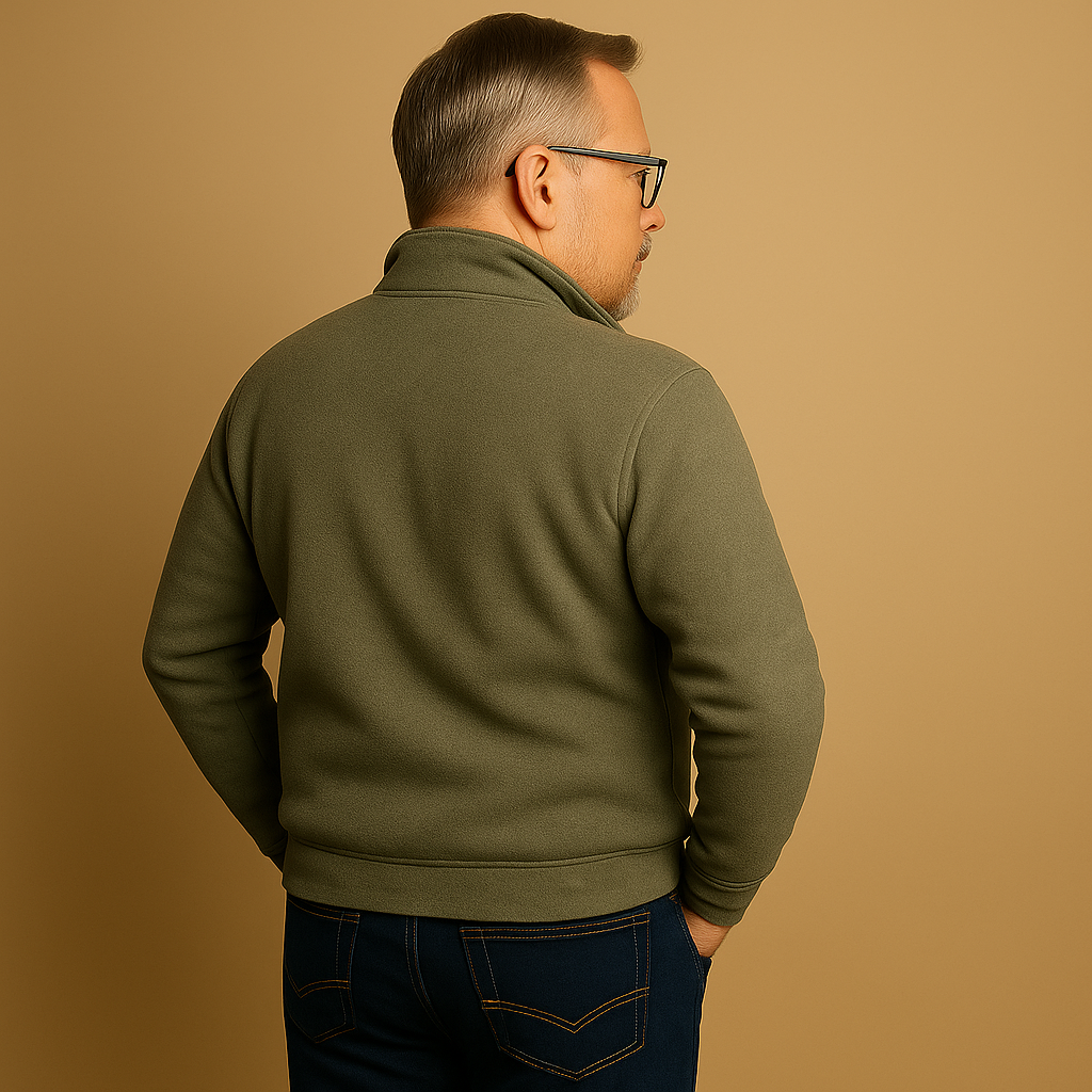 Alp & Aire | Klassischer Strickpullover mit Half-Zip