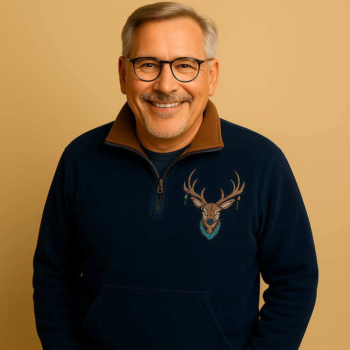 Alp & Aire | Klassischer Strickpullover mit Half-Zip