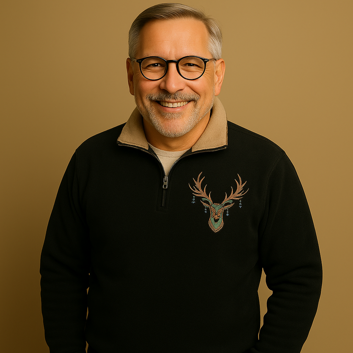 Alp & Aire | Klassischer Strickpullover mit Half-Zip