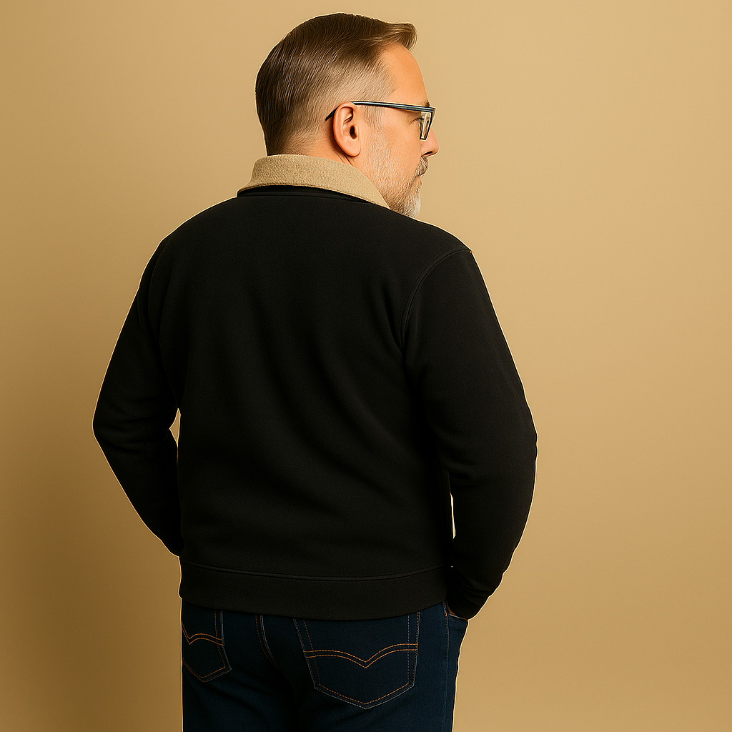 Alp & Aire | Klassischer Strickpullover mit Half-Zip