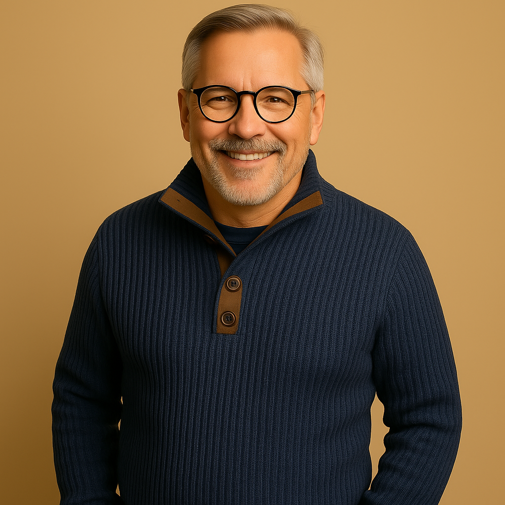 Alp & Aire | Klassischer Strickpullover mit Half-Zip