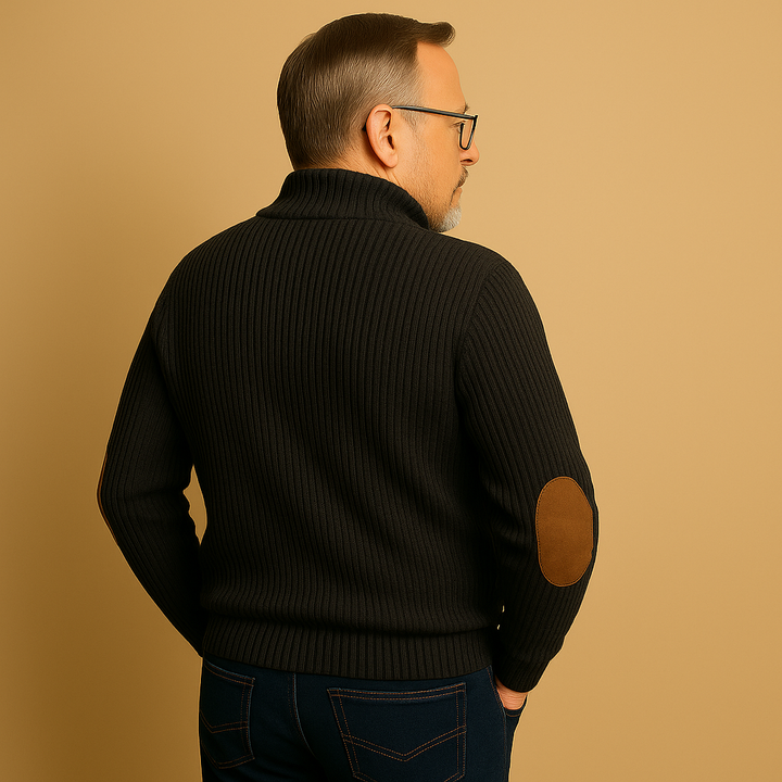 Alp & Aire | Klassischer Strickpullover mit Half-Zip