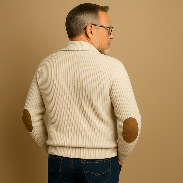 Alp & Aire | Klassischer Strickpullover mit Half-Zip