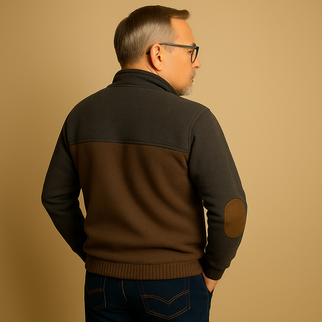 Alp & Aire | Klassischer Strickpullover mit Half-Zip