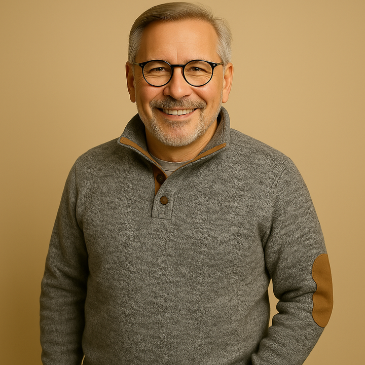 Alp & Aire | Klassischer Strickpullover mit Half-Zip