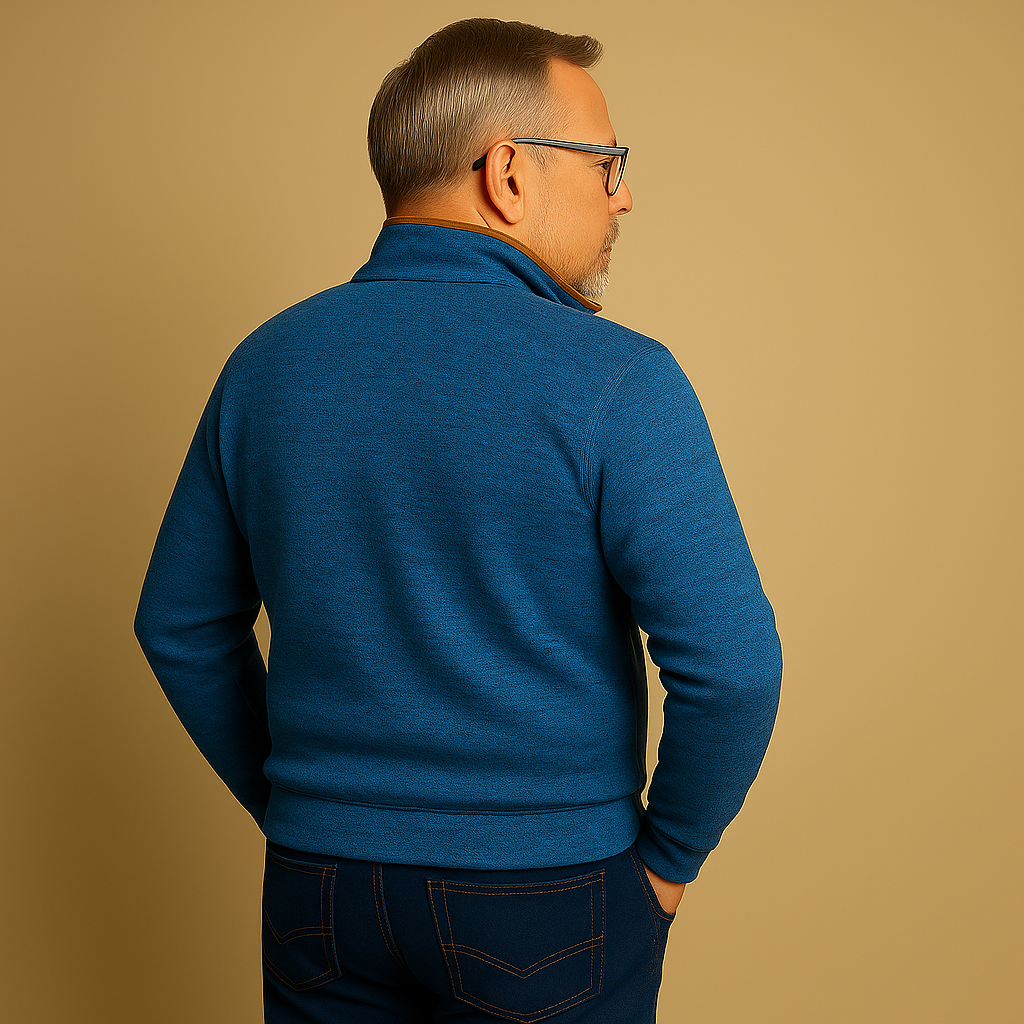 Alp & Aire | Klassischer Strickpullover mit Half-Zip