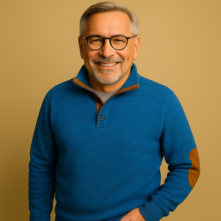 Alp & Aire | Klassischer Strickpullover mit Half-Zip