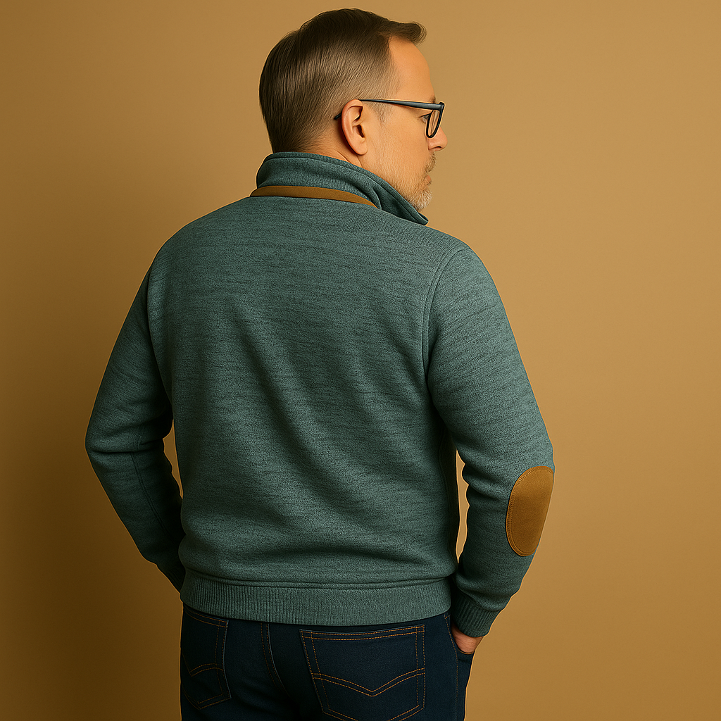 Alp & Aire | Klassischer Strickpullover mit Half-Zip