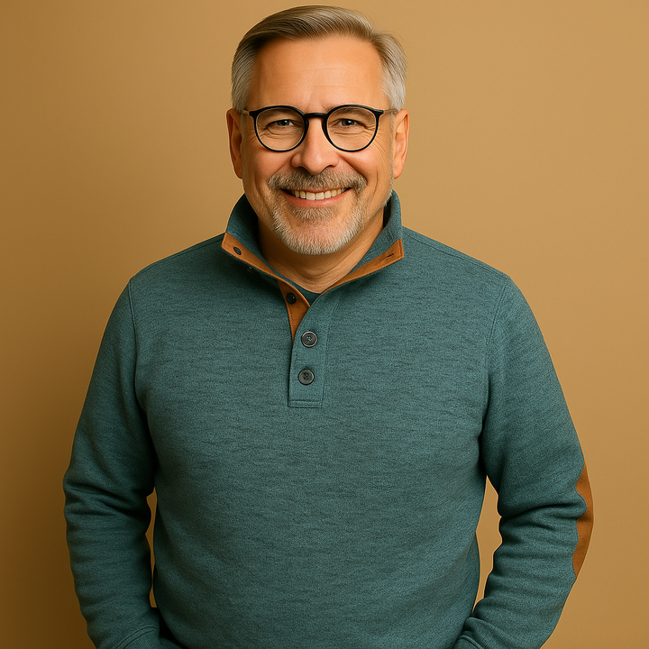 Alp & Aire | Klassischer Strickpullover mit Half-Zip