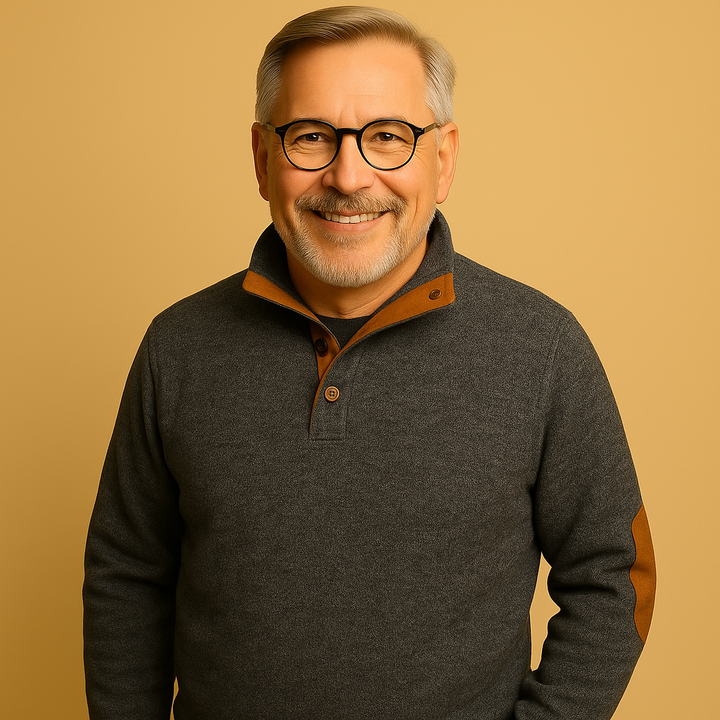 Alp & Aire | Klassischer Strickpullover mit Half-Zip