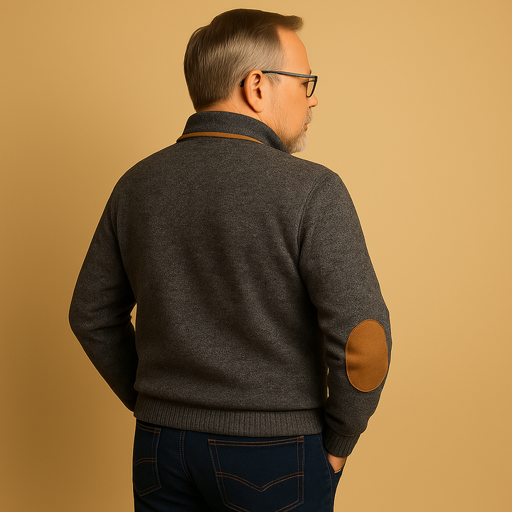 Alp & Aire | Klassischer Strickpullover mit Half-Zip