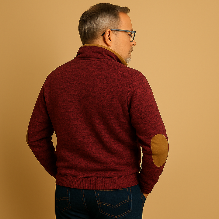 Alp & Aire | Klassischer Strickpullover mit Half-Zip