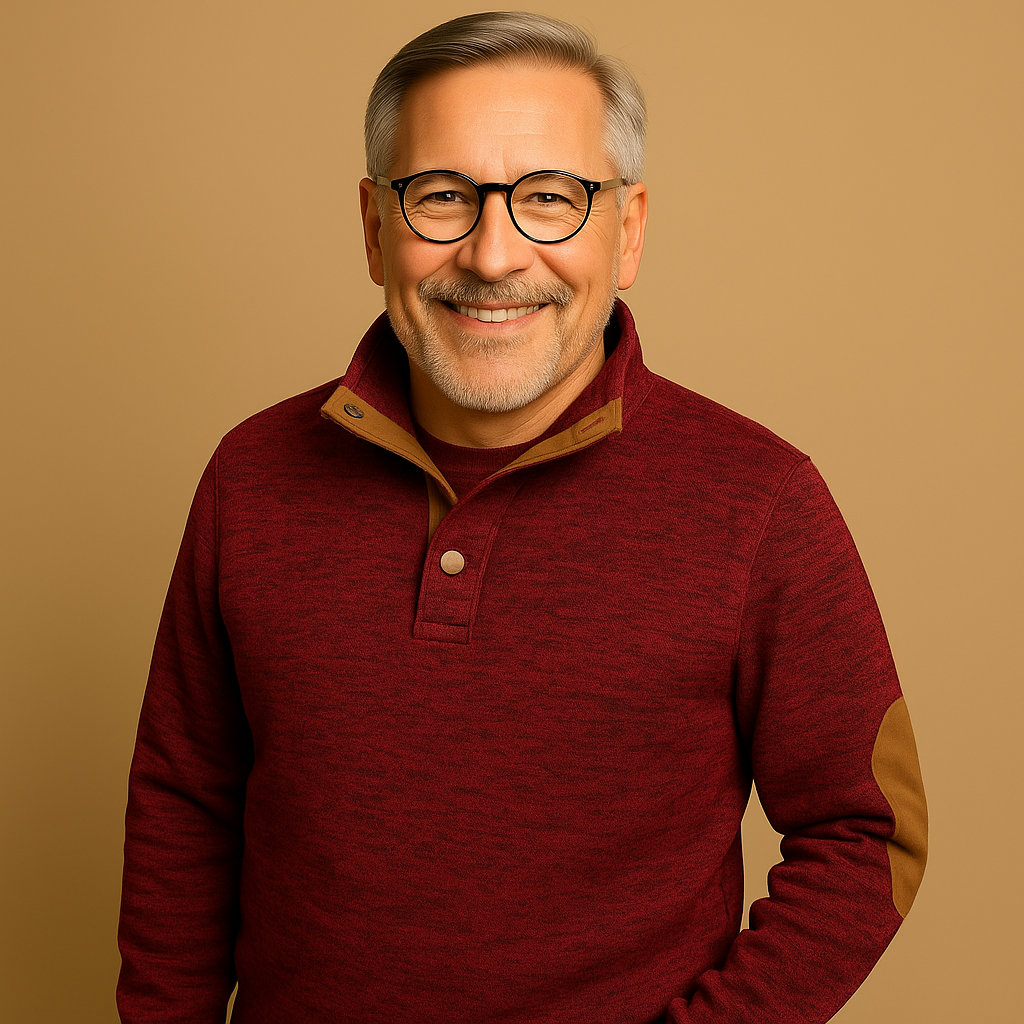 Alp & Aire | Klassischer Strickpullover mit Half-Zip