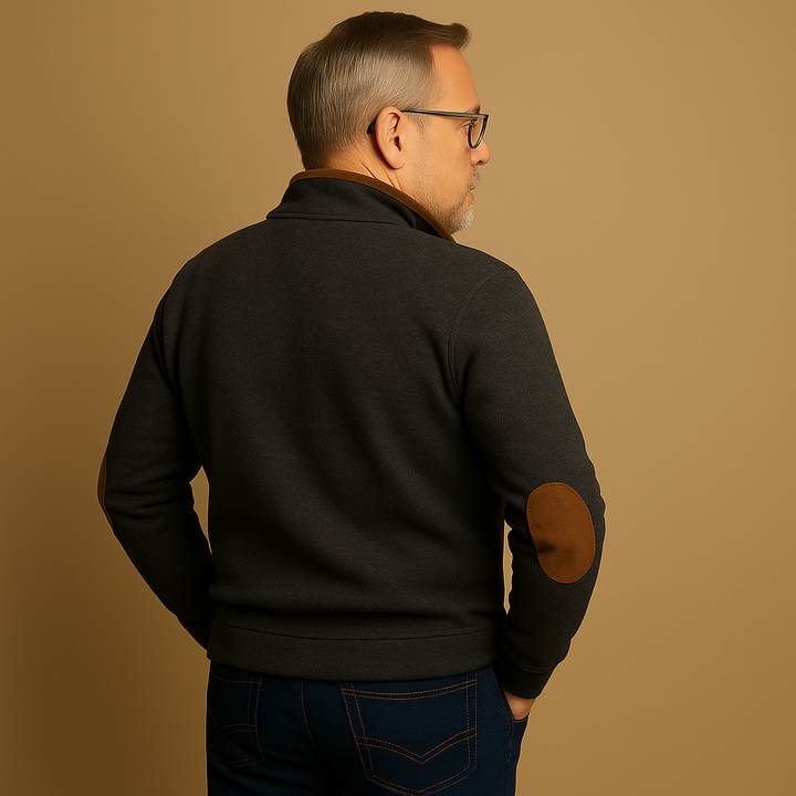 Alp & Aire | Klassischer Strickpullover mit Half-Zip